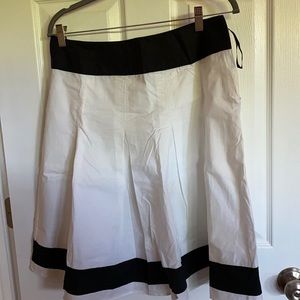 Black and white skirt